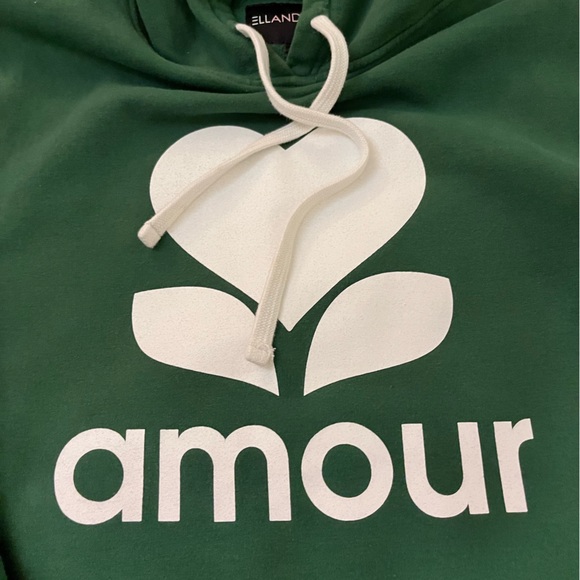 Ellandemm “Amour” Hoodie Size S - Picture 3 of 9
